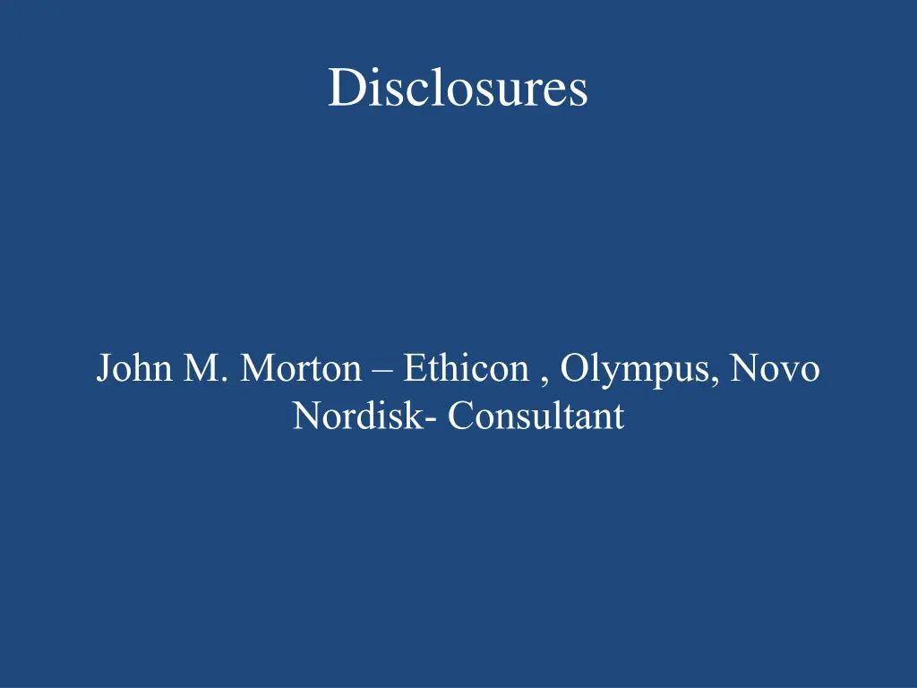 disclosures