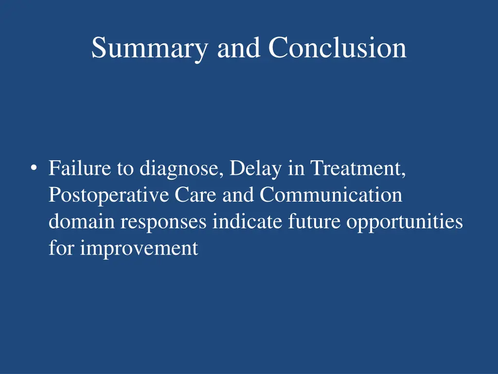 summary and conclusion 3