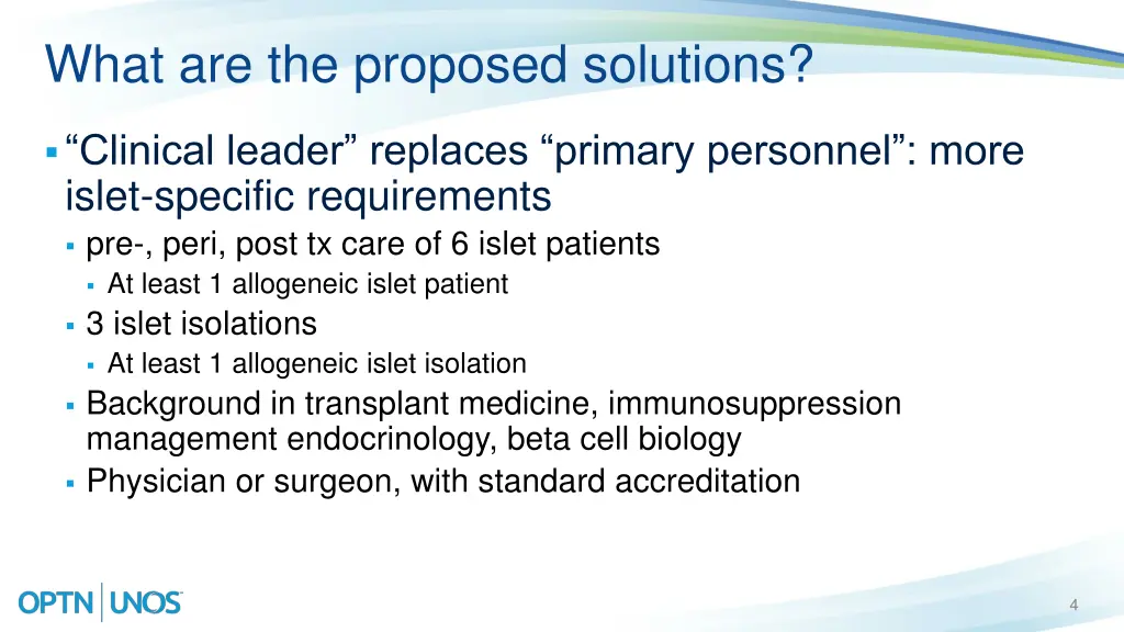 what are the proposed solutions
