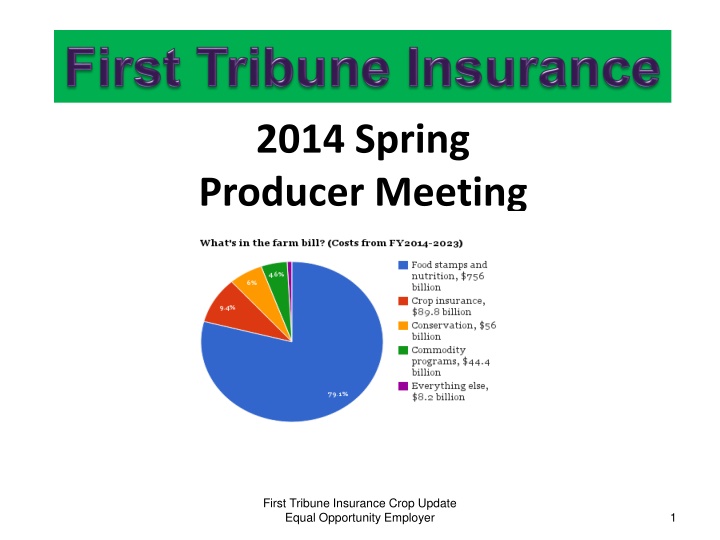 2014 spring producer meeting