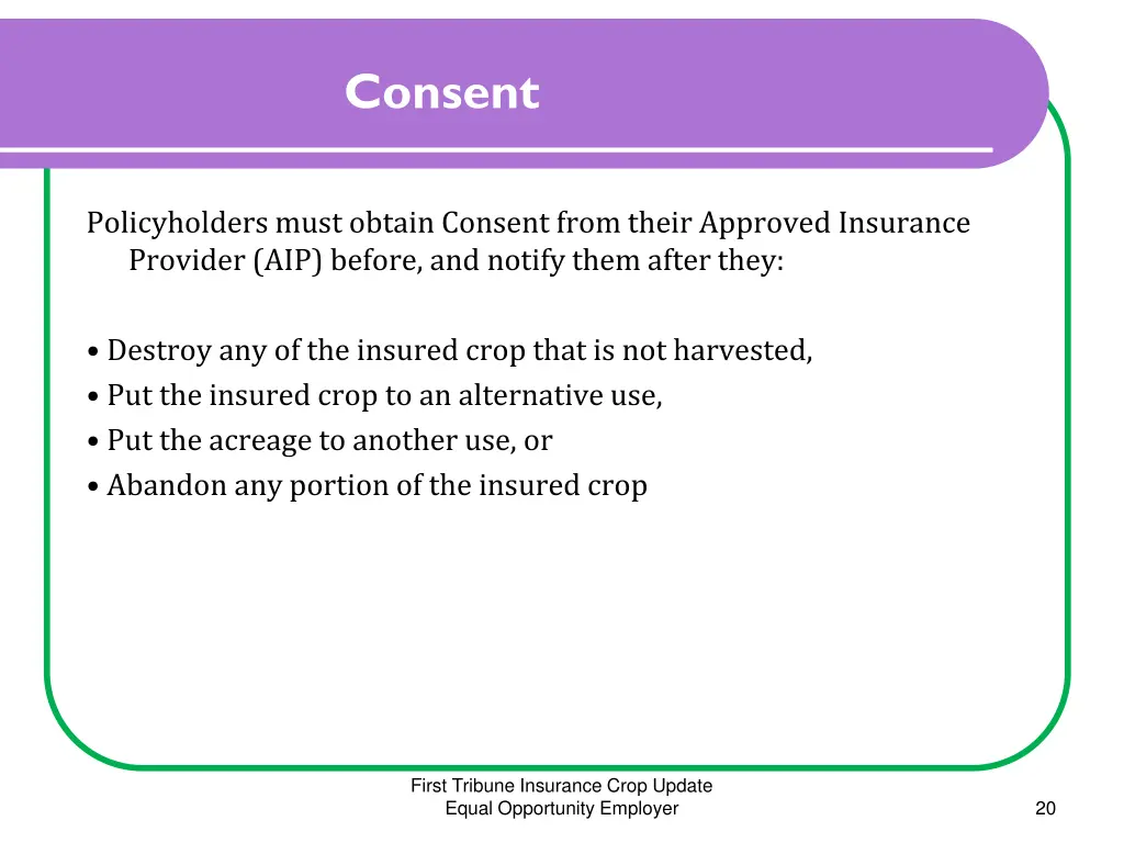 consent