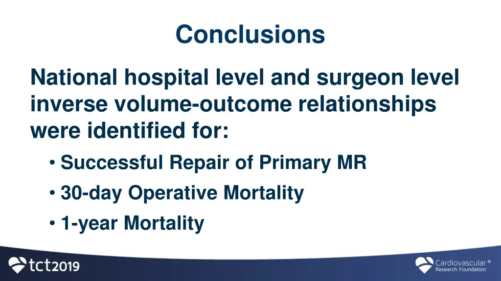 conclusions