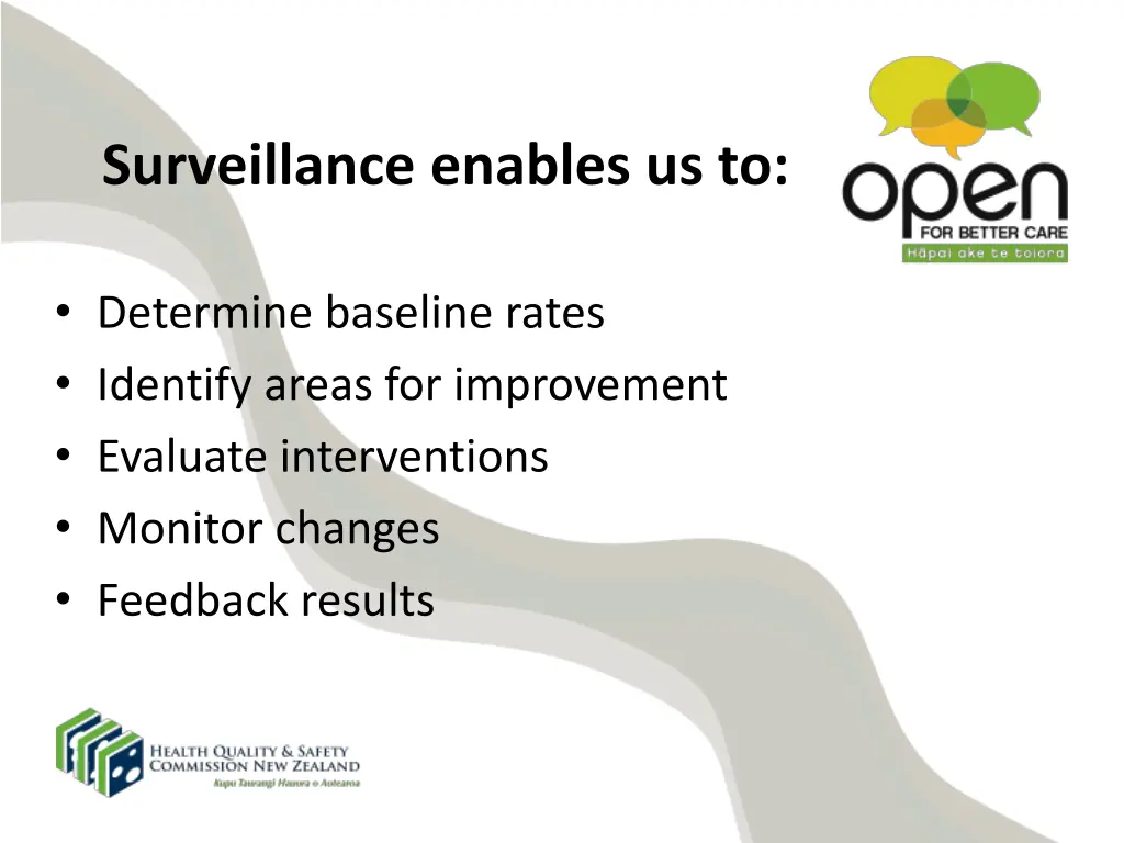 surveillance enables us to