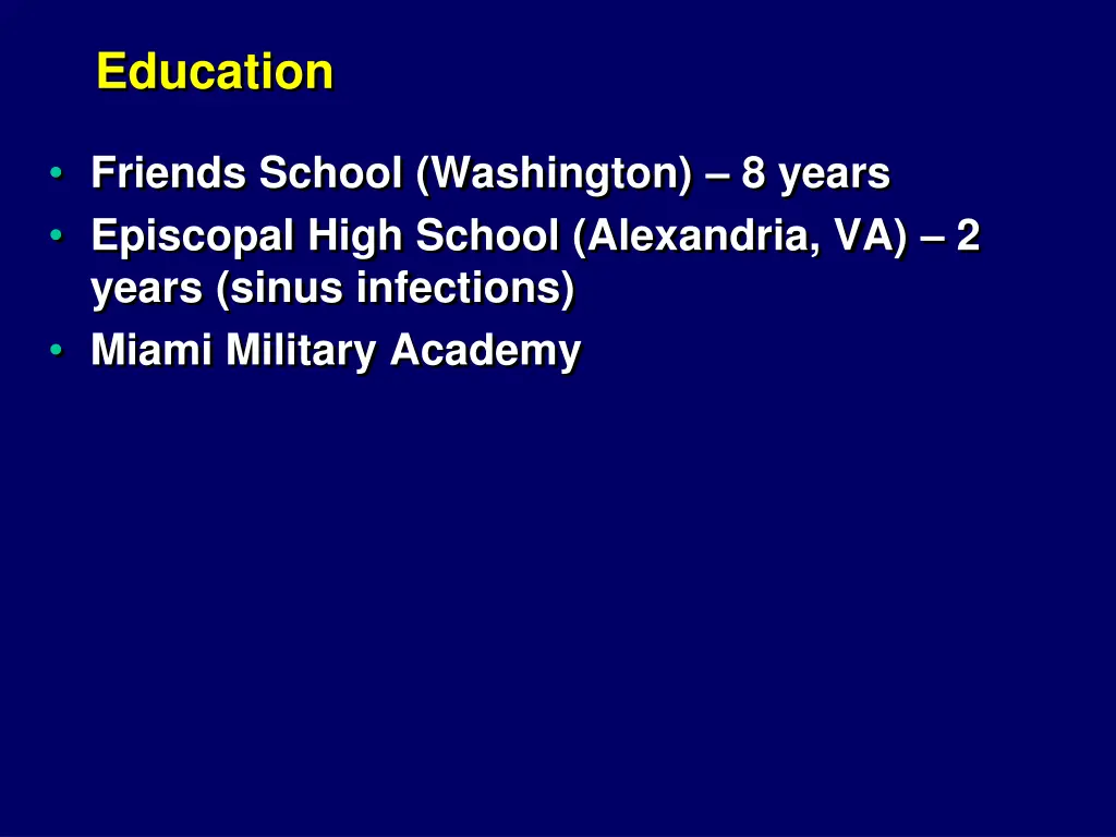 education