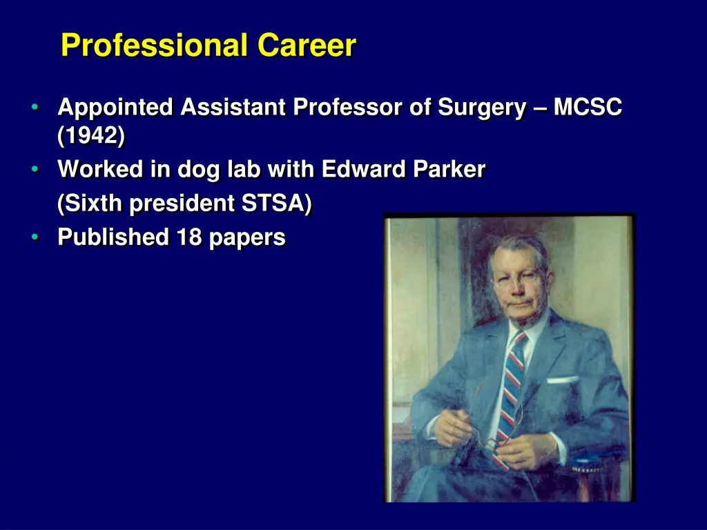 professional career