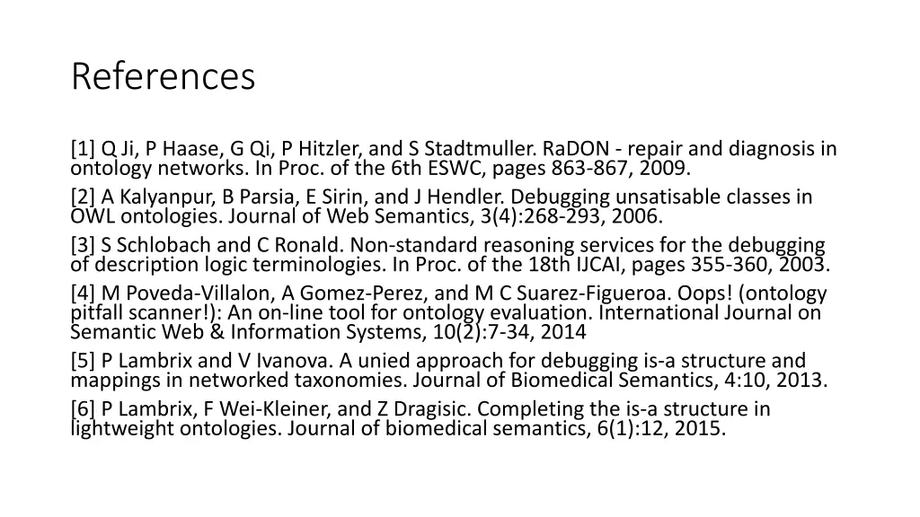 references