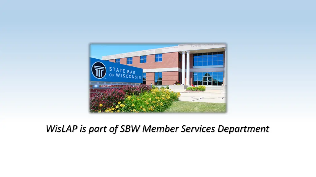 wislap is part of sbw member services department