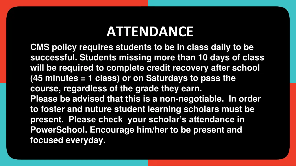 attendance