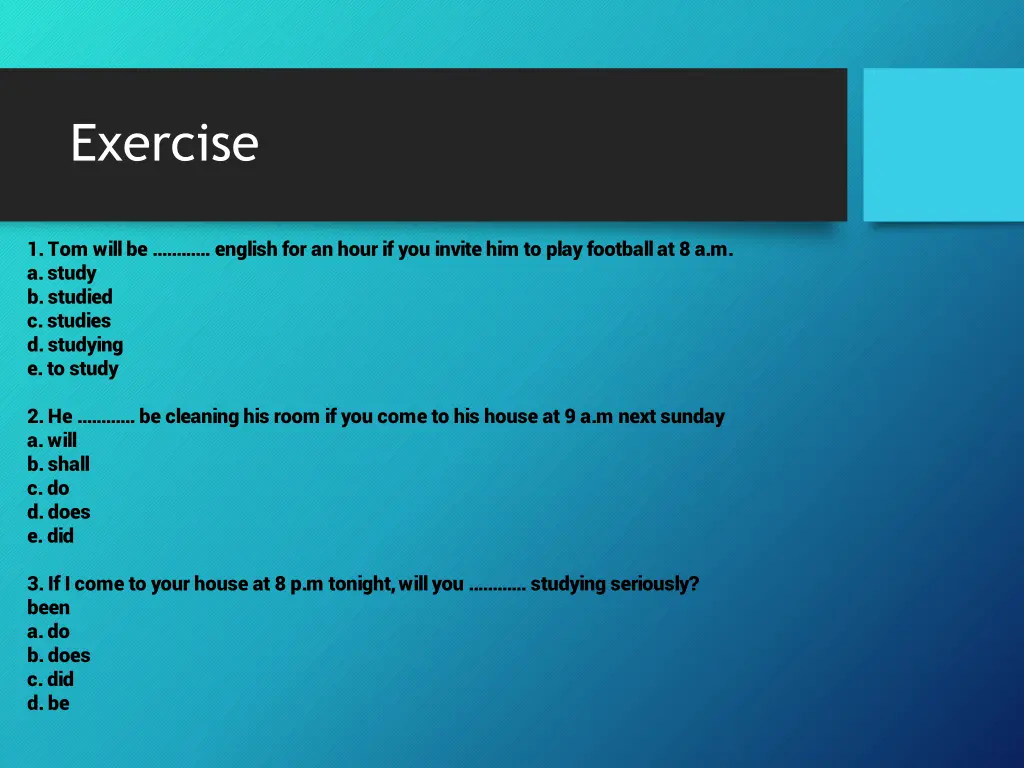 exercise