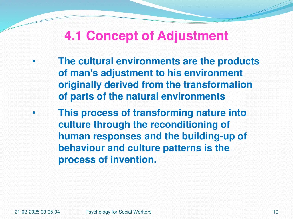 4 1 concept of adjustment 6