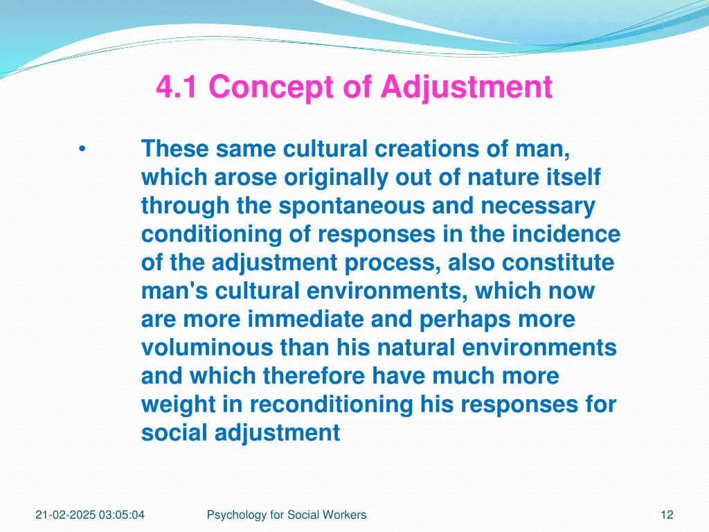 4 1 concept of adjustment 8