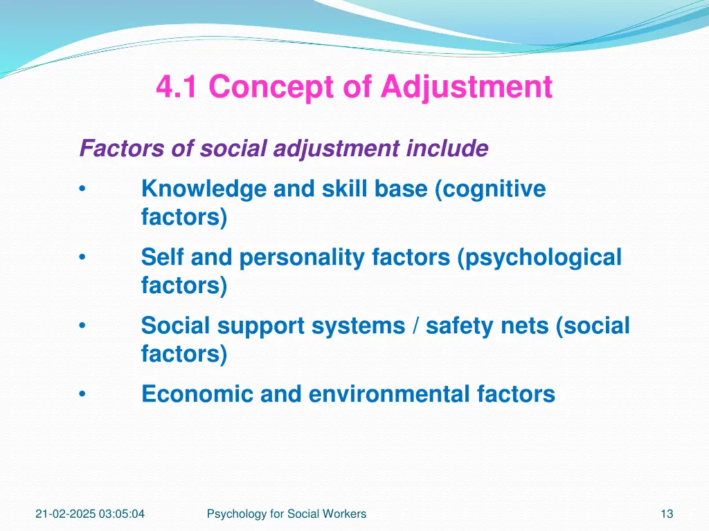 4 1 concept of adjustment 9