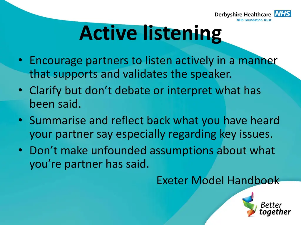 active listening