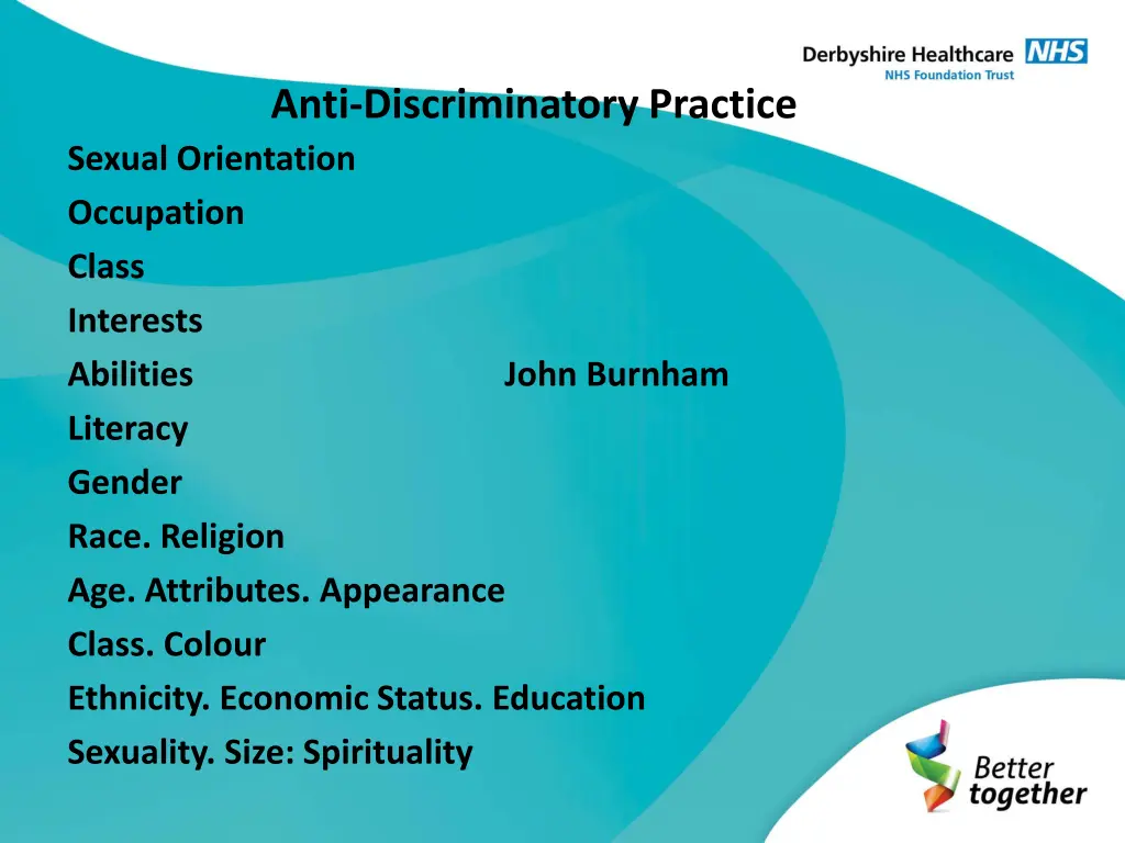anti discriminatory practice sexual orientation
