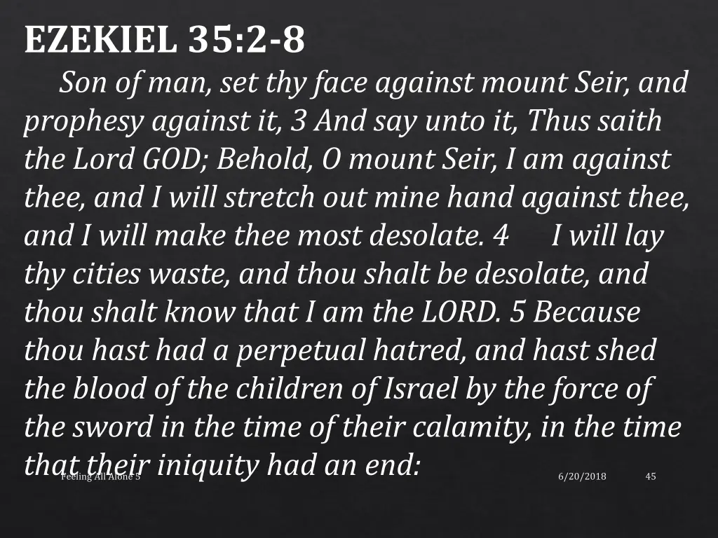 ezekiel 35 2 8 son of man set thy face against