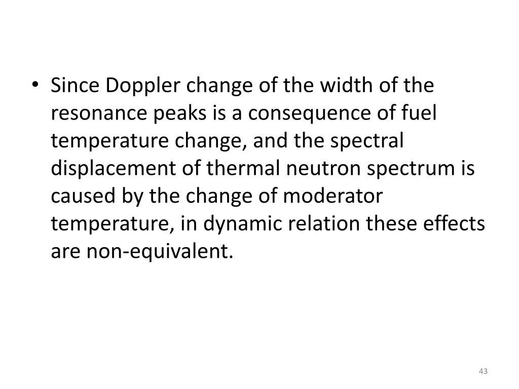 since doppler change of the width