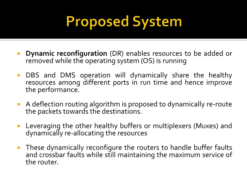 dynamic reconfiguration dr enables resources