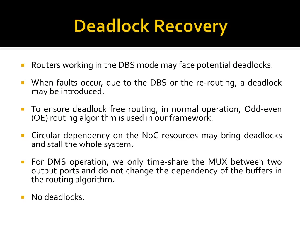 routers working in the dbs mode may face