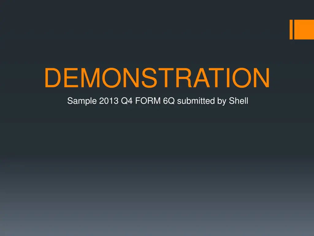 demonstration sample 2013 q4 form 6q submitted