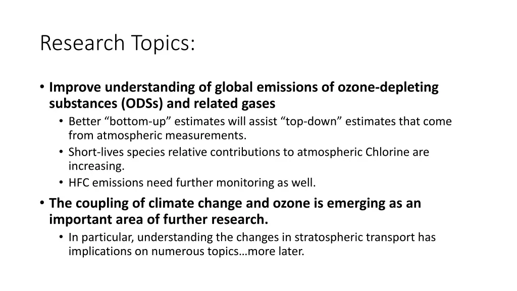 research topics