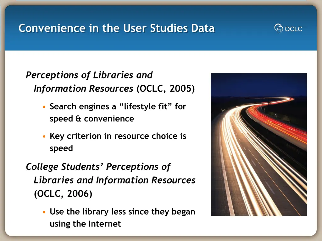 convenience in the user studies data