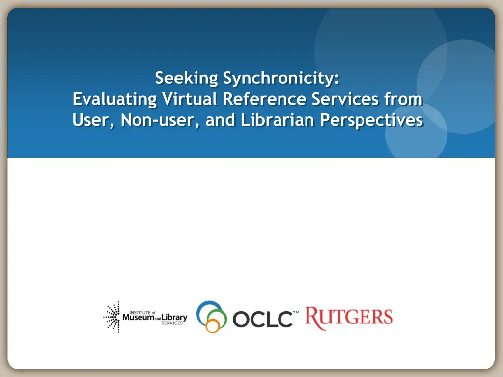 seeking synchronicity evaluating virtual