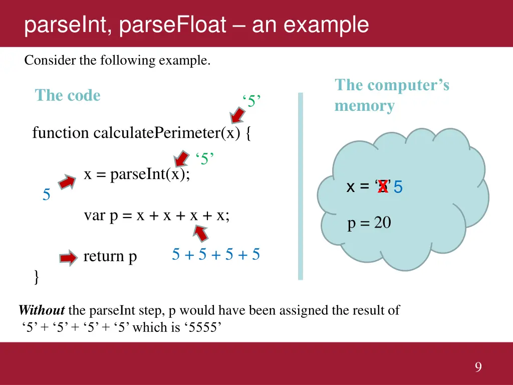 parseint parsefloat an example