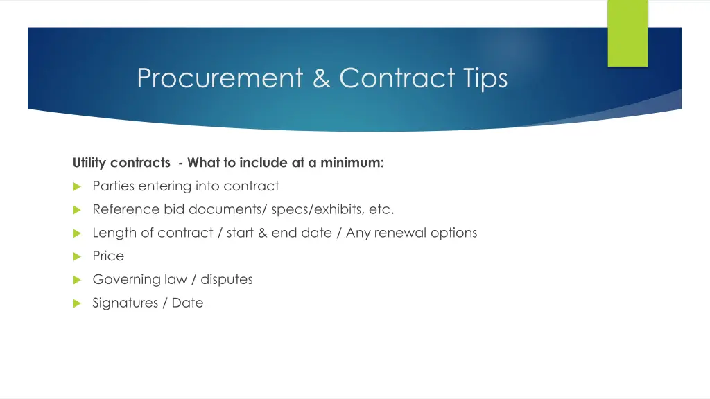procurement contract tips 2
