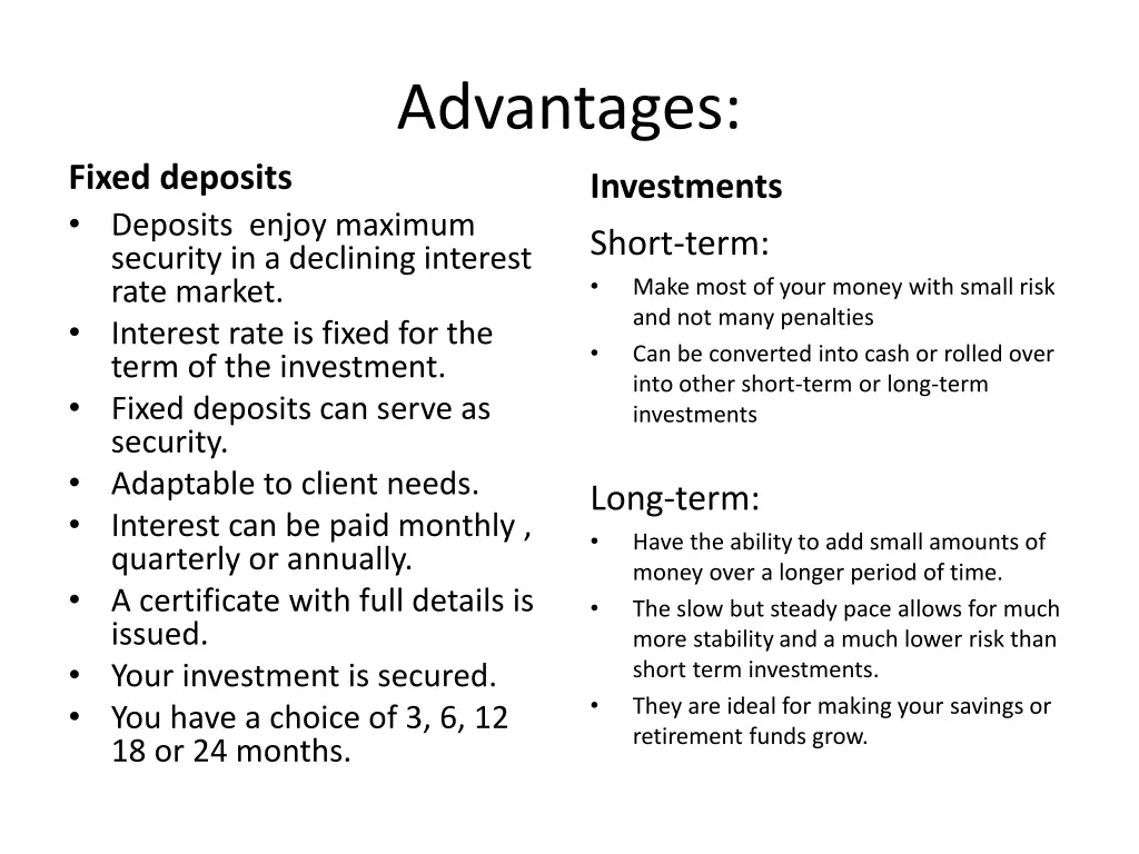 advantages 1