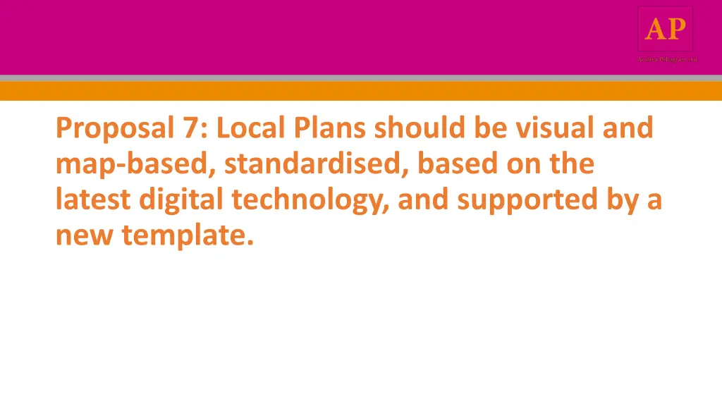 proposal 7 local plans should be visual