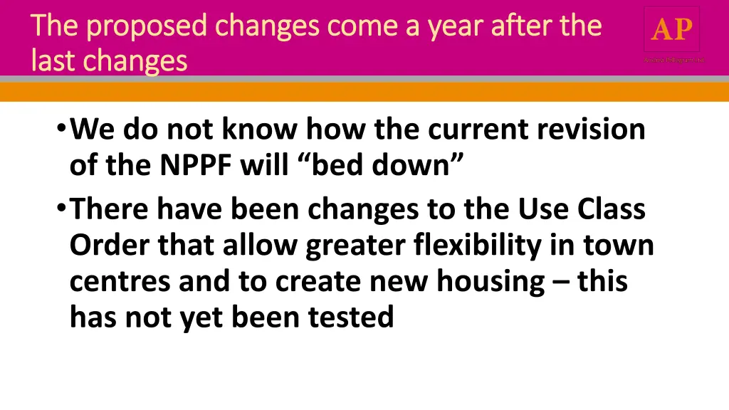 the proposed changes come a year after
