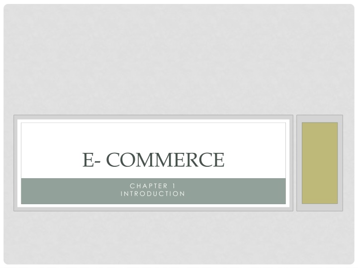 e commerce