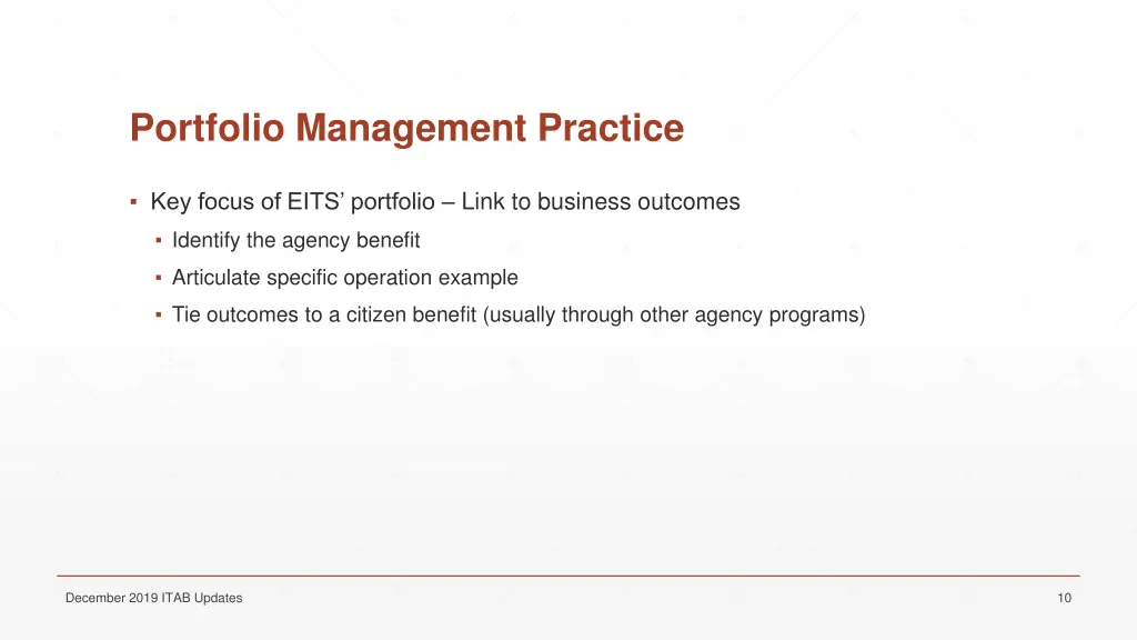portfolio management practice 3