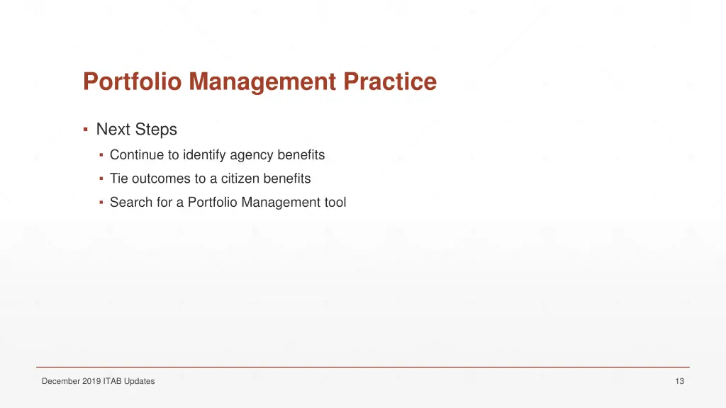 portfolio management practice 6
