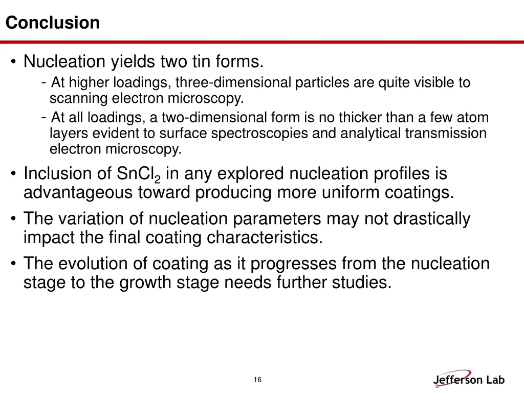 conclusion