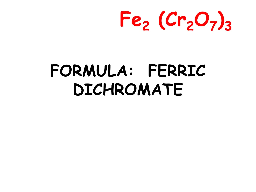 fe 2 cr 2 o 7 3