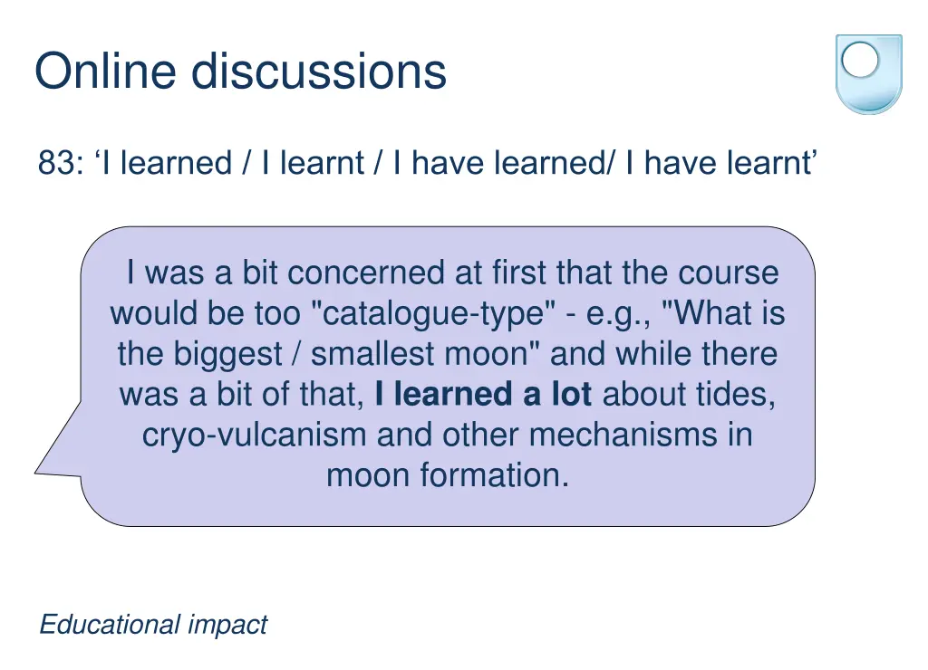 online discussions