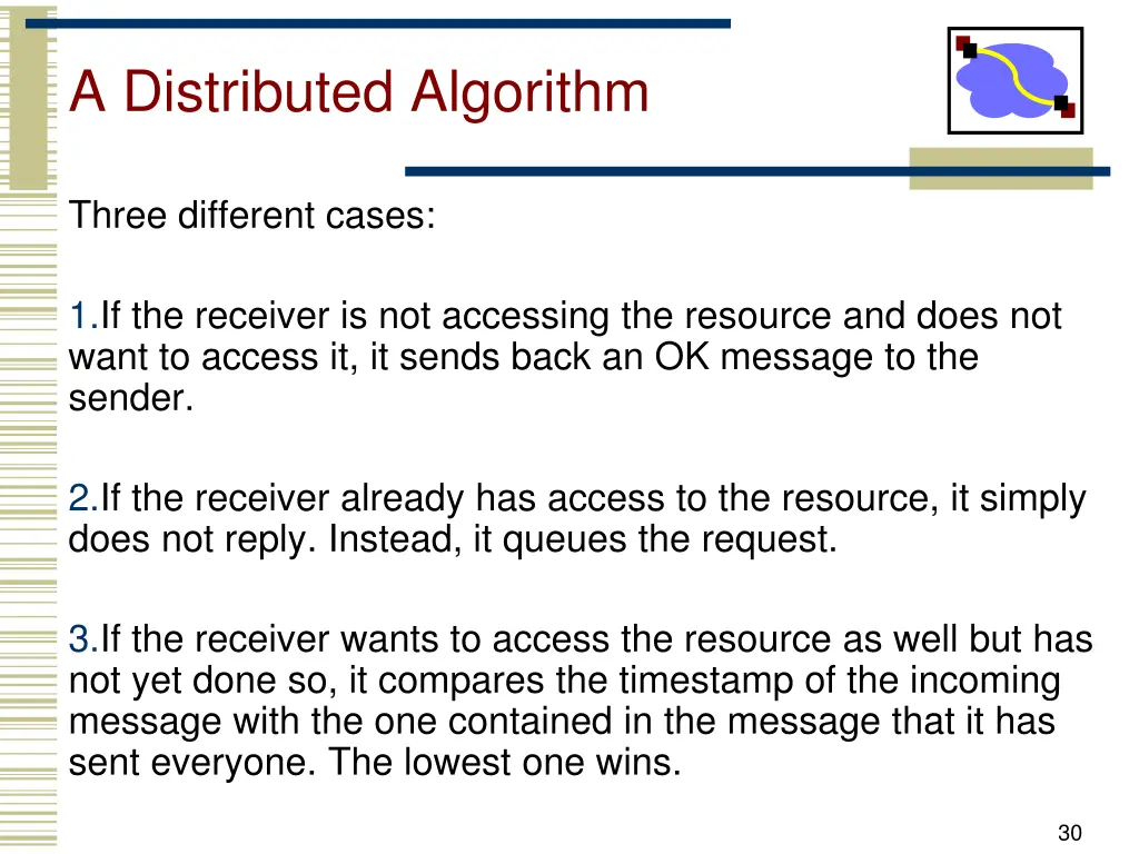 a distributed algorithm 2