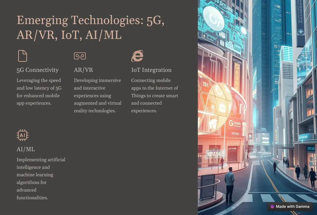 emerging technologies 5g ar vr iot ai ml
