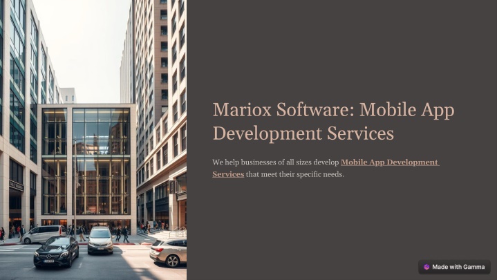mariox software mobile app development services