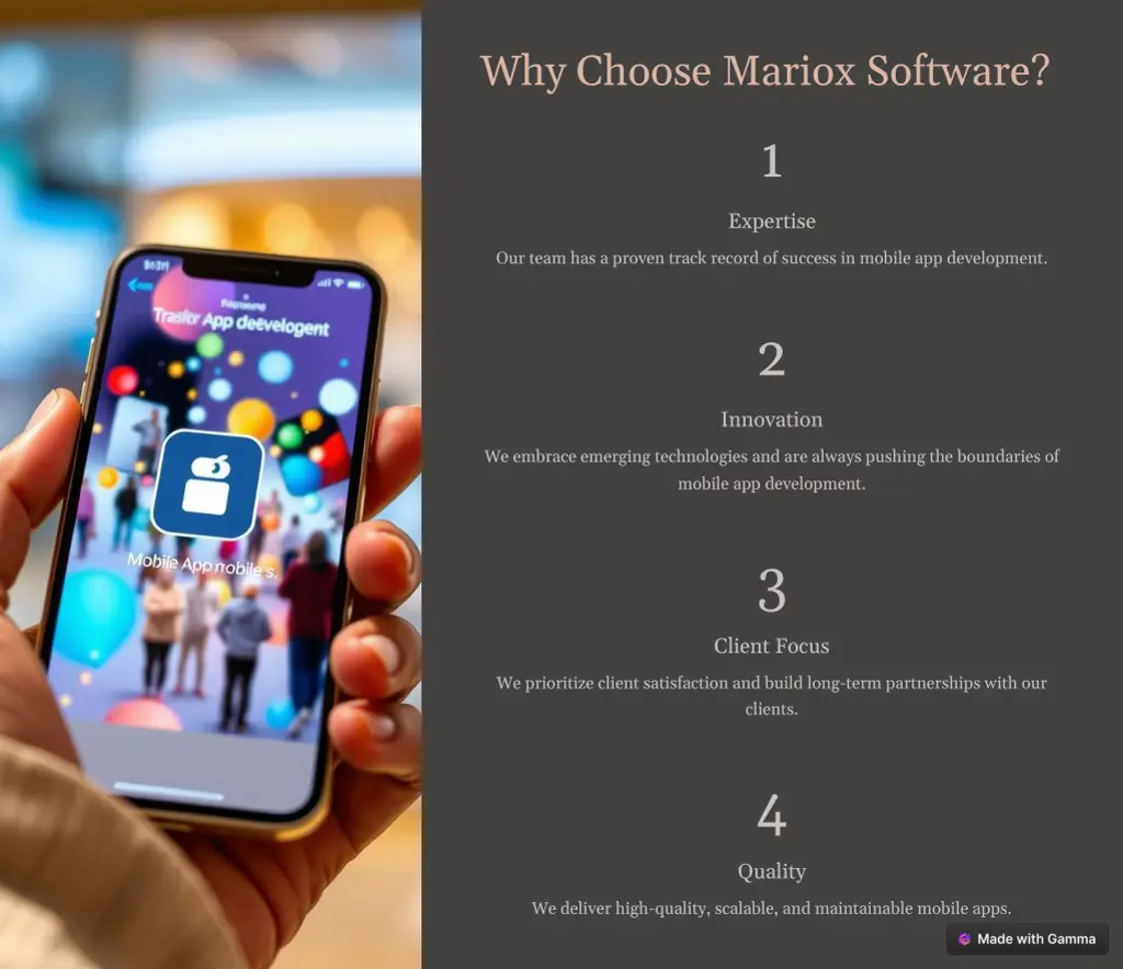 why choose mariox software 1