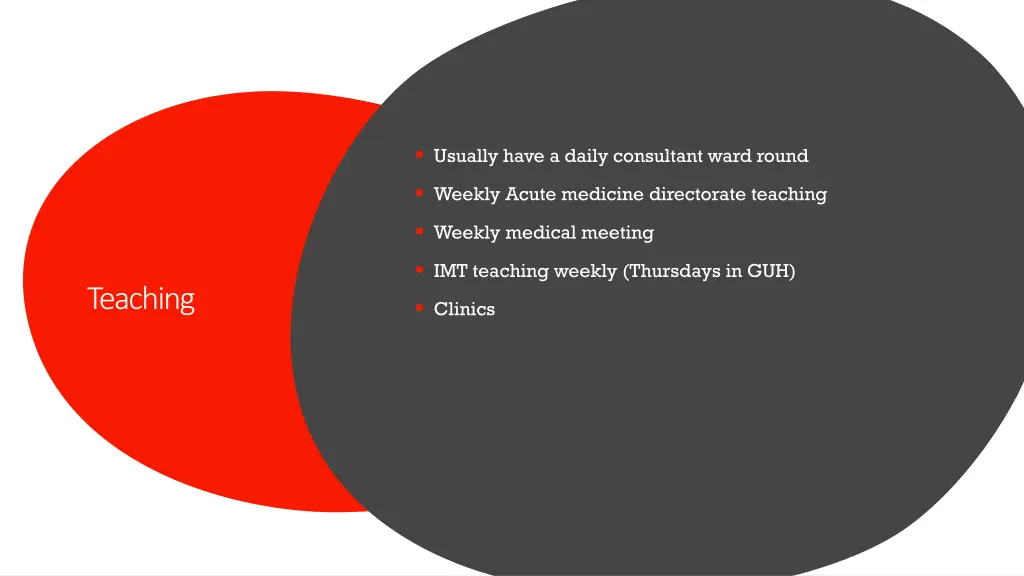 usually have a daily consultant ward round