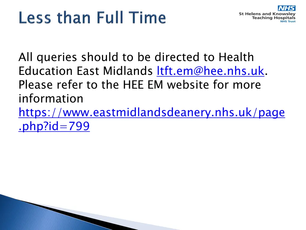 all queries should to be directed to health