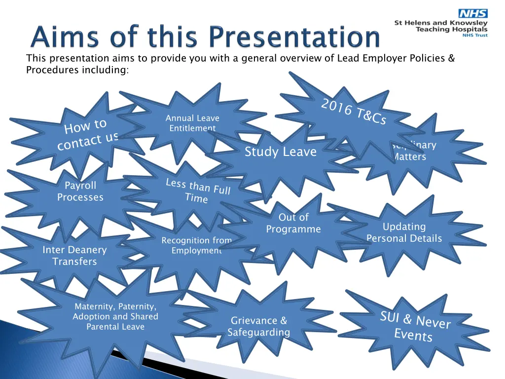 this presentation aims to provide you with