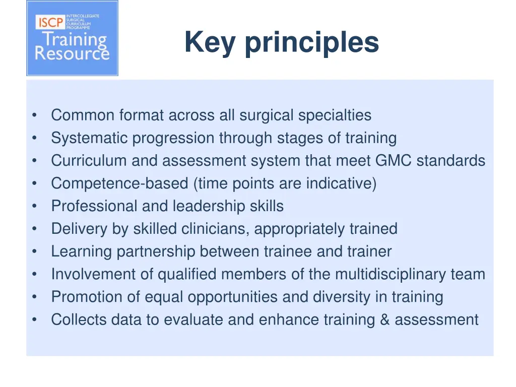 key principles