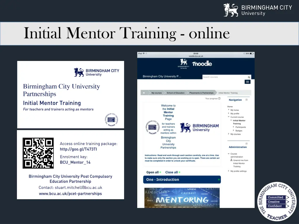 initial mentor training online