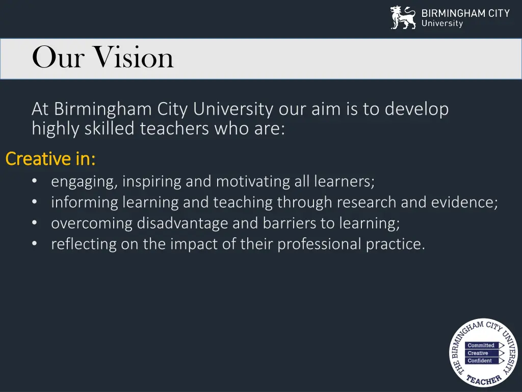 our vision 1