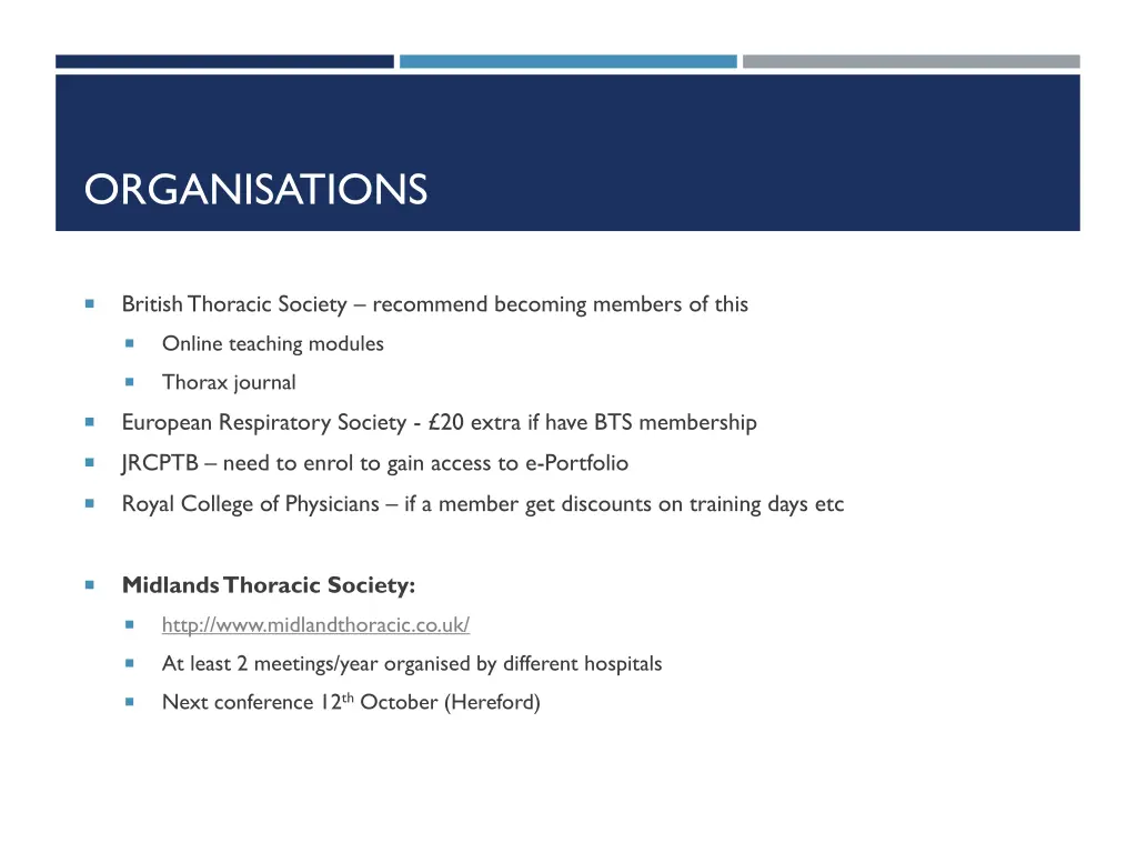 organisations