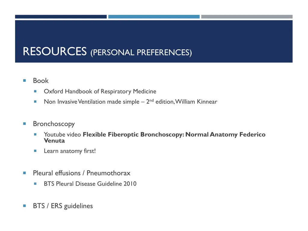 resources personal preferences
