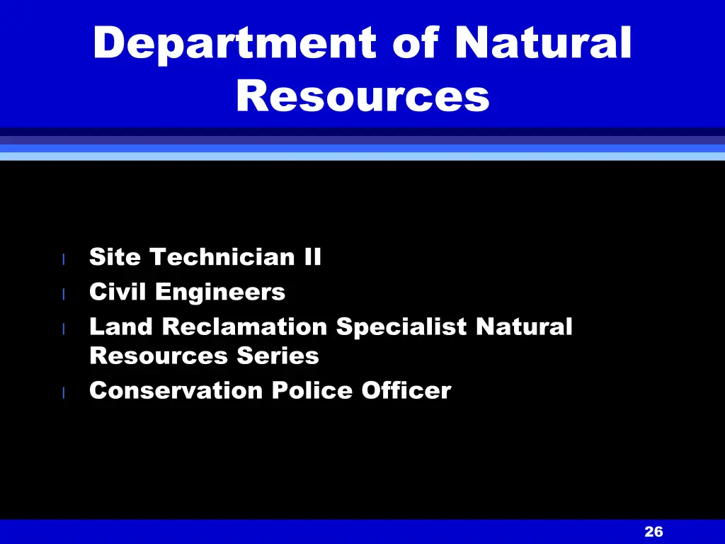 department of natural resources